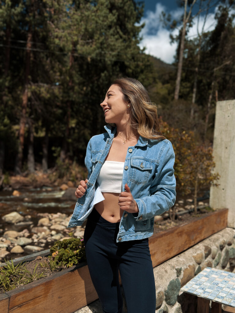 denim jacket celeste